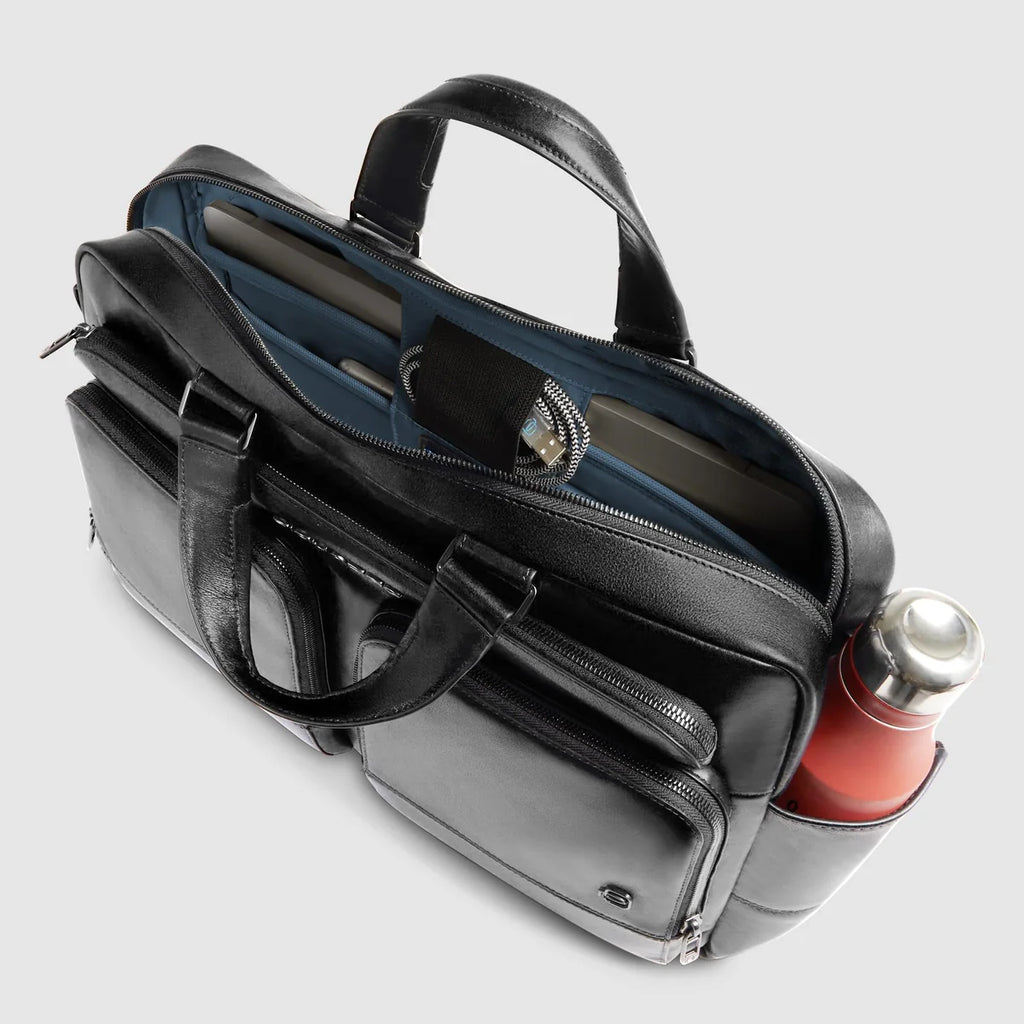 Borsa porta pc 15.6" personalizzabile Nero - Qshops (Piquadro)