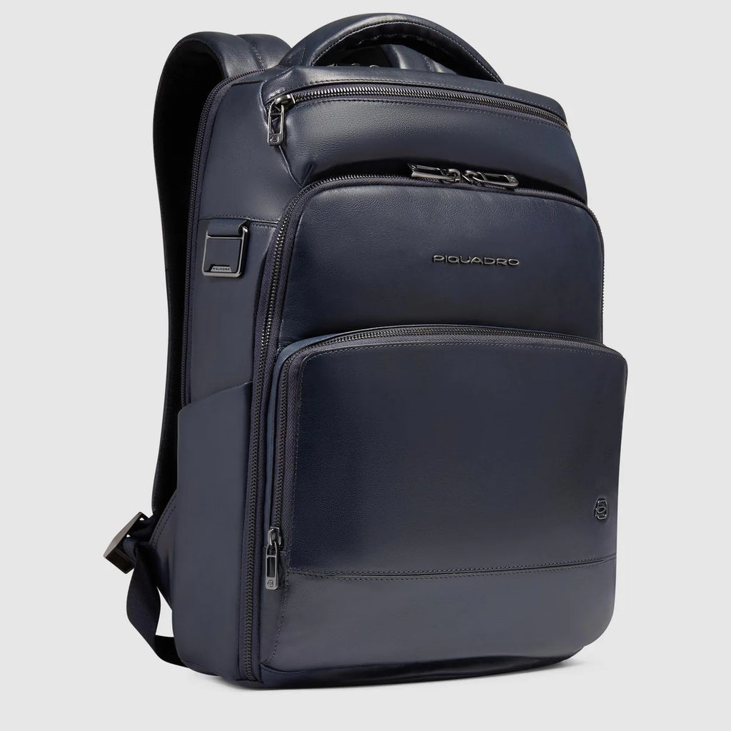 Zaino uomo porta pc 14" personalizzabile Blu - Qshops (Piquadro)