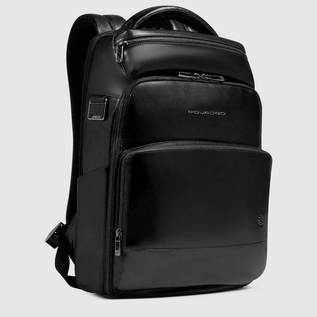 Zaino uomo porta pc 14" personalizzabile Nero - Qshops (Piquadro)