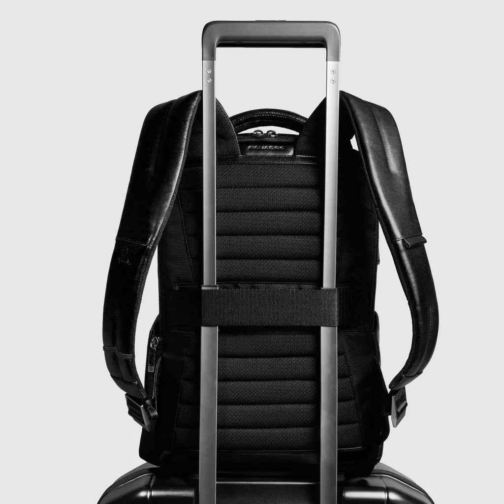 Zaino uomo porta pc 14" personalizzabile Nero - Qshops (Piquadro)