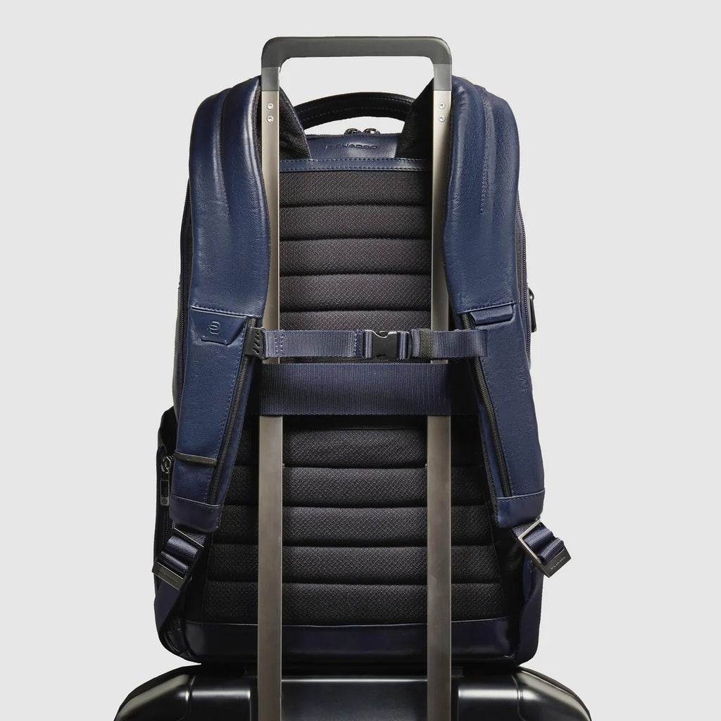 Zaino uomo porta pc 15.6" personalizzabile Blu - Qshops (Piquadro)