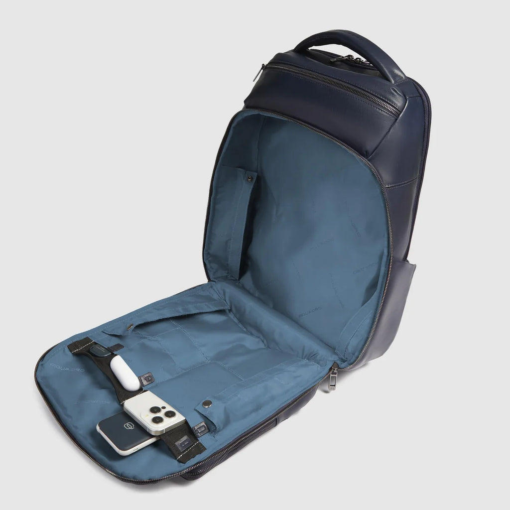 Zaino uomo porta pc 15.6" personalizzabile Blu - Qshops (Piquadro)