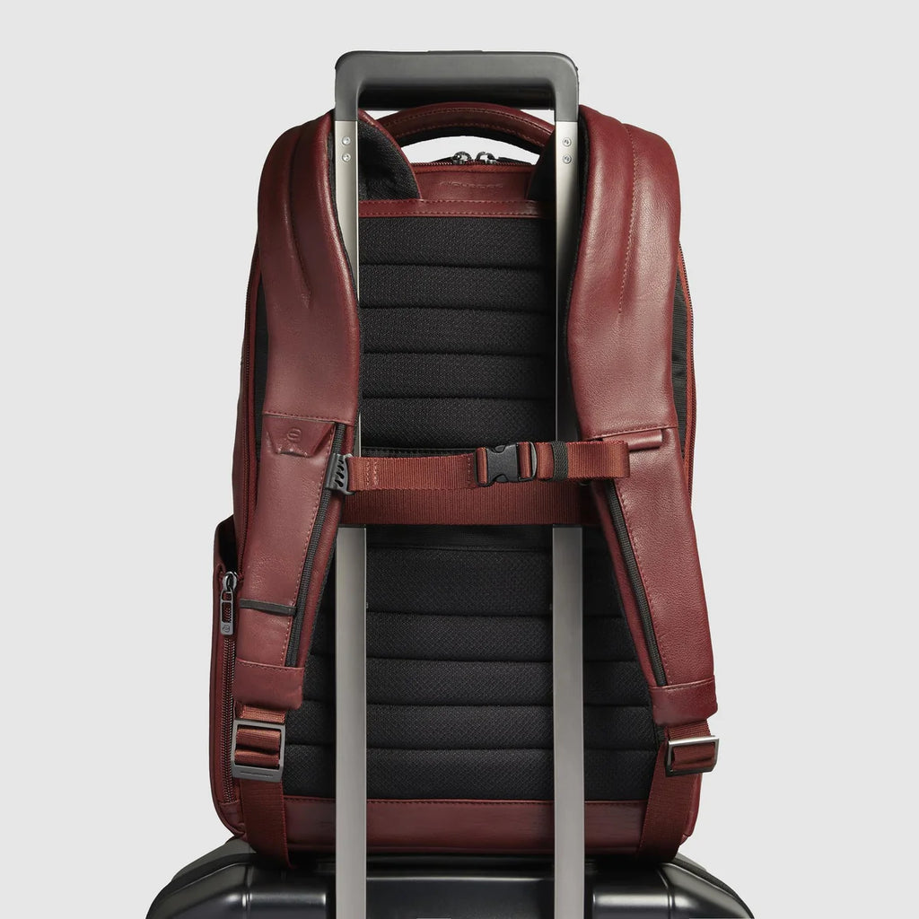 Zaino uomo porta pc 15.6" personalizzabile Marrone - Qshops (Piquadro)