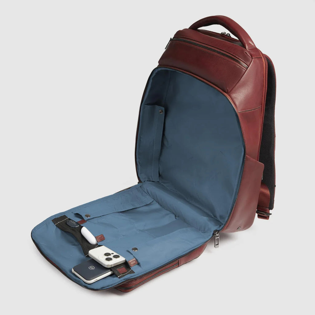 Zaino uomo porta pc 15.6" personalizzabile Marrone - Qshops (Piquadro)