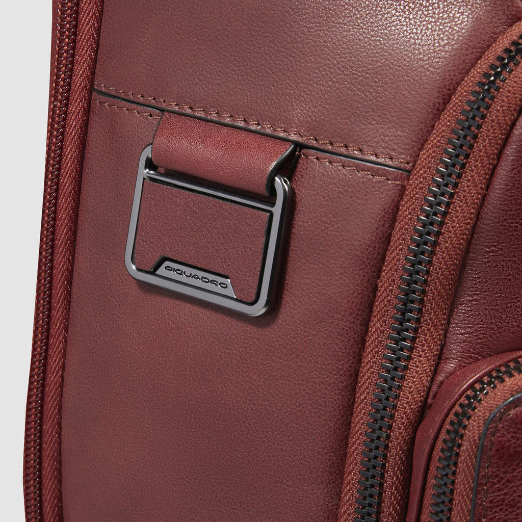 Zaino uomo porta pc 15.6" personalizzabile Marrone - Qshops (Piquadro)