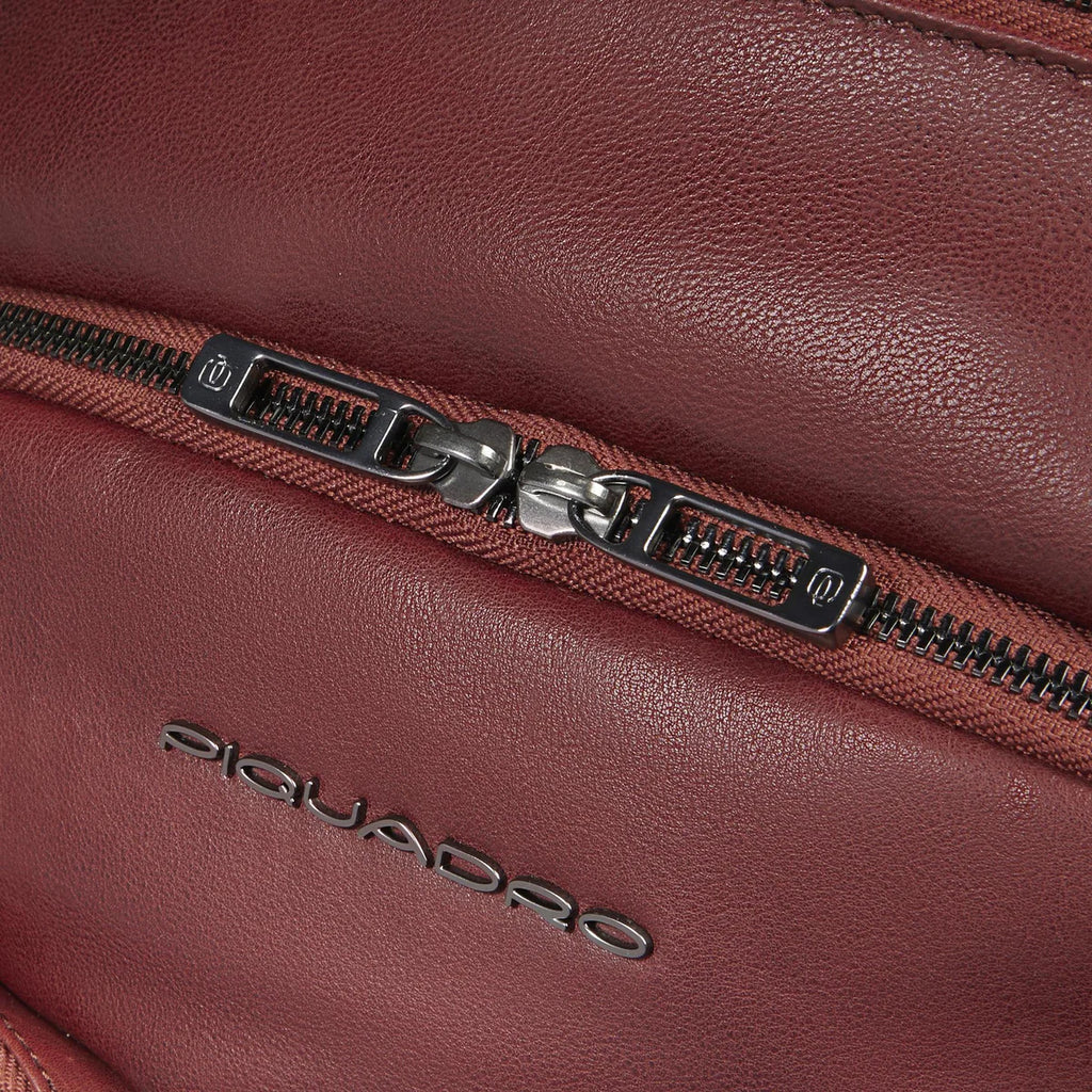 Zaino uomo porta pc 15.6" personalizzabile Marrone - Qshops (Piquadro)