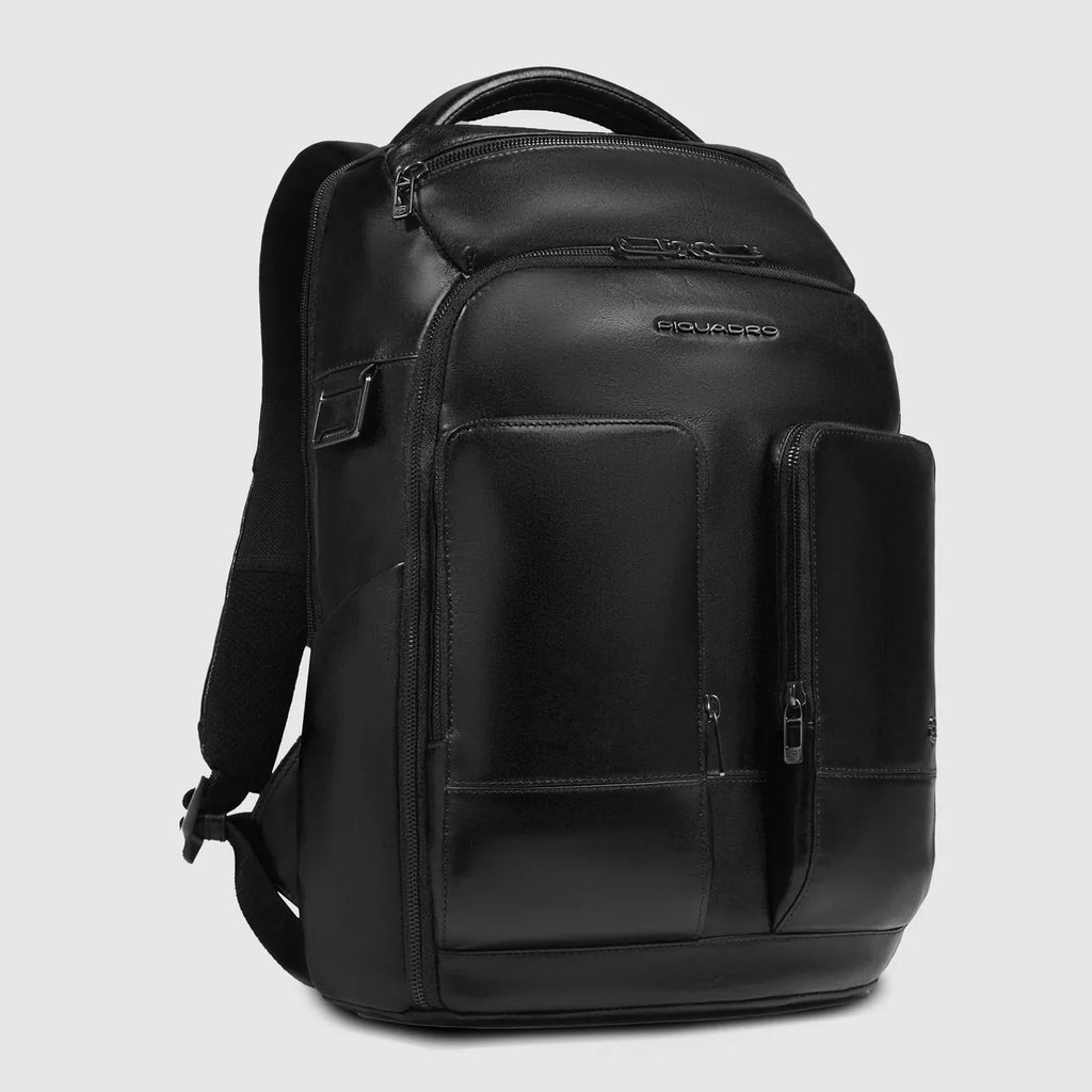 Zaino uomo porta pc 15.6" personalizzabile Nero - Qshops (Piquadro)