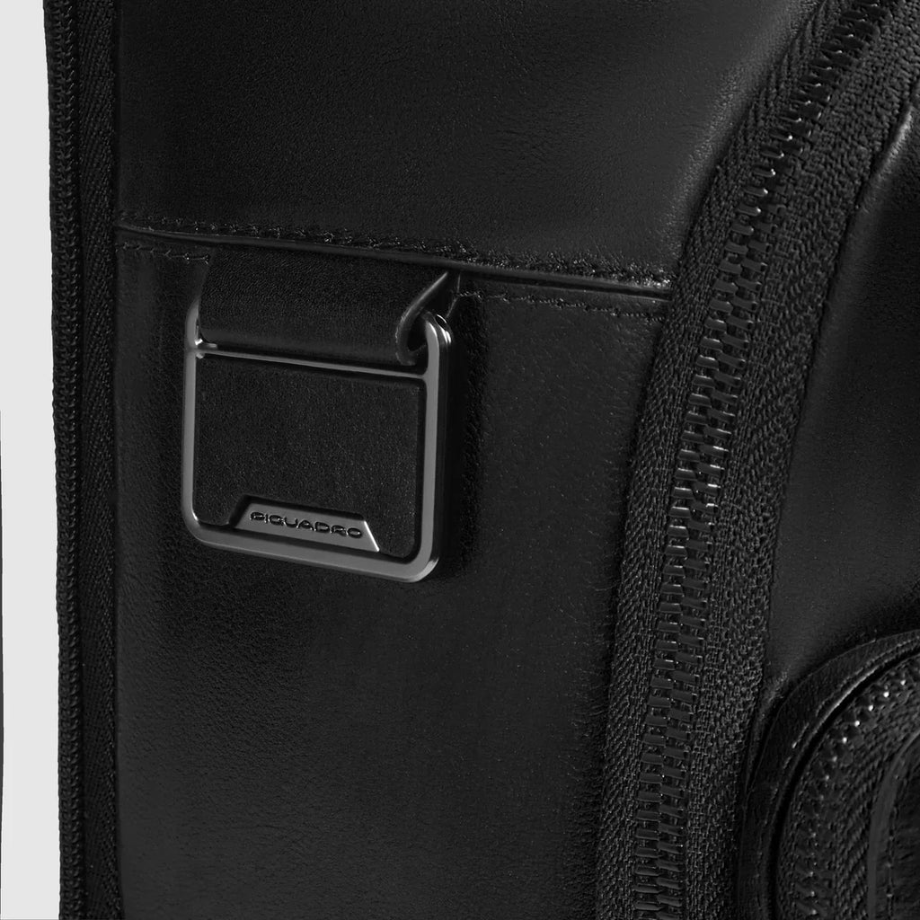 Zaino uomo porta pc 15.6" personalizzabile Nero - Qshops (Piquadro)