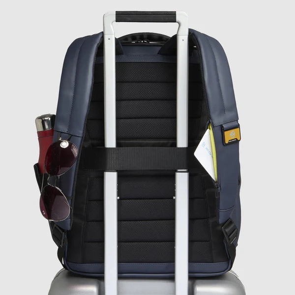 Zaino da viaggio resistente all'acqua espandibile Blu - Qshops (Piquadro)