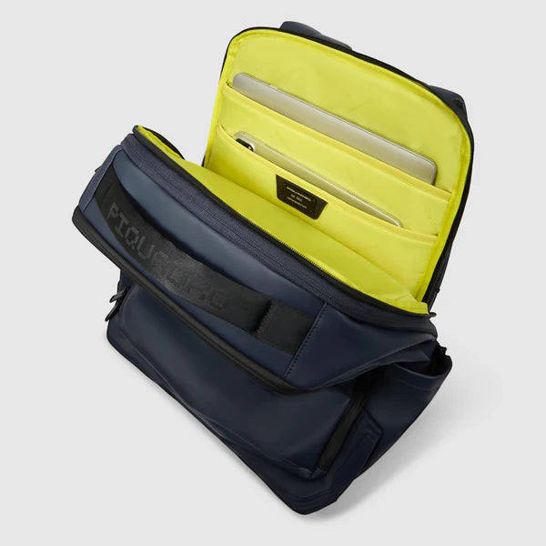 Zaino da viaggio resistente all'acqua espandibile Blu - Qshops (Piquadro)