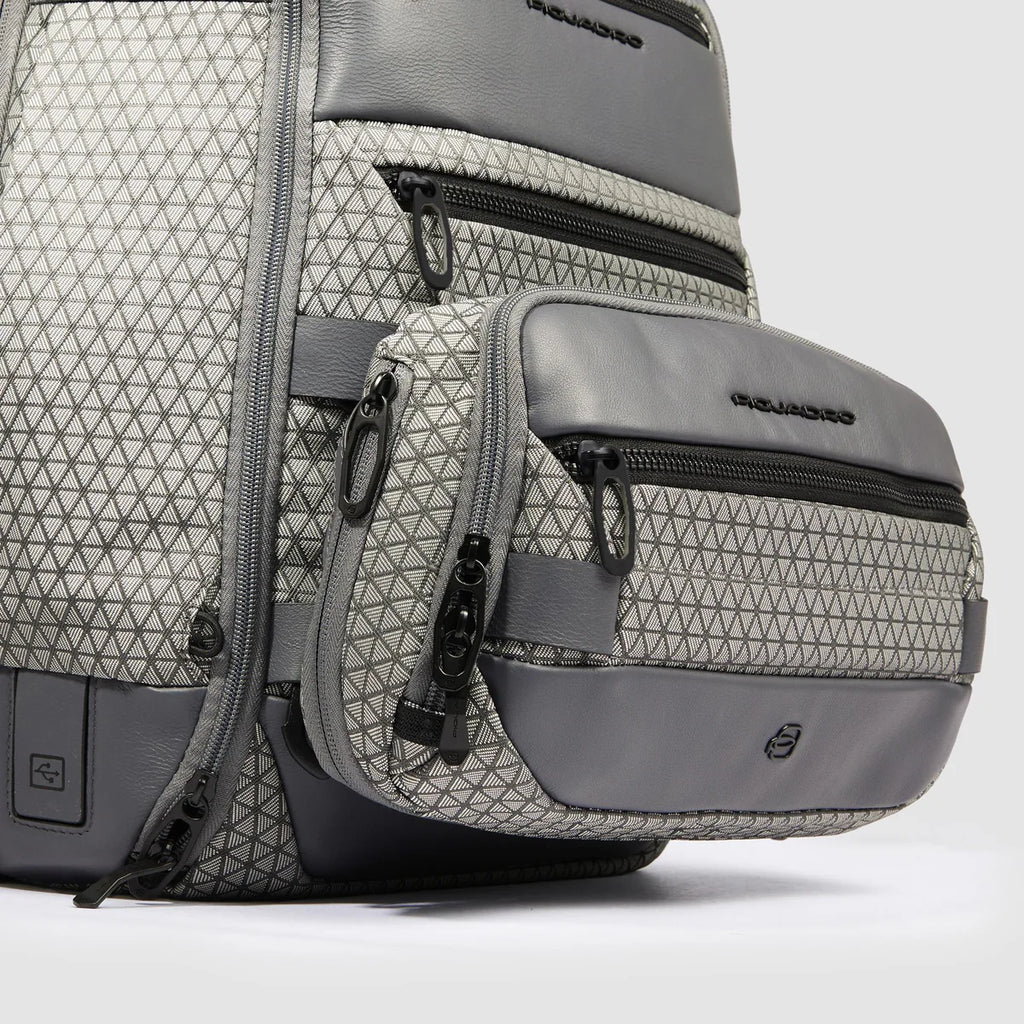 Zaino da bici modulare porta pc 15.6" Grigio - Qshops (Piquadro)