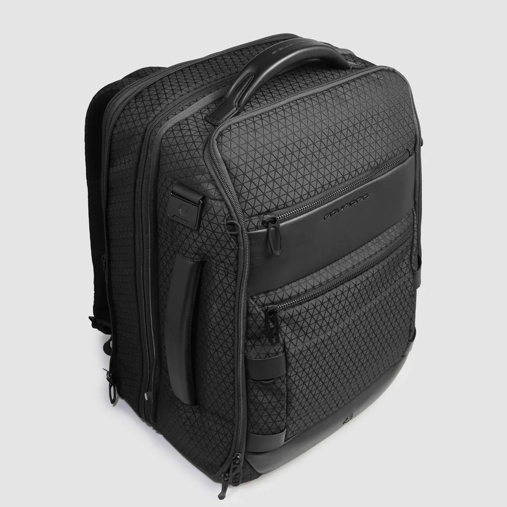 Zaino da viaggio modulare porta pc 17.3" Nero - Qshops (Piquadro)