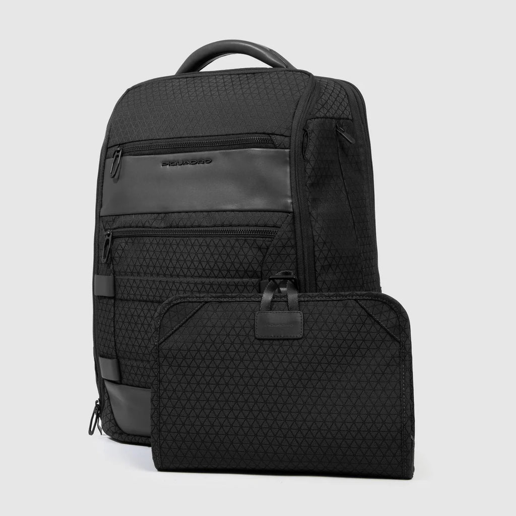 Zaino da viaggio modulare porta pc 17.3" Nero - Qshops (Piquadro)