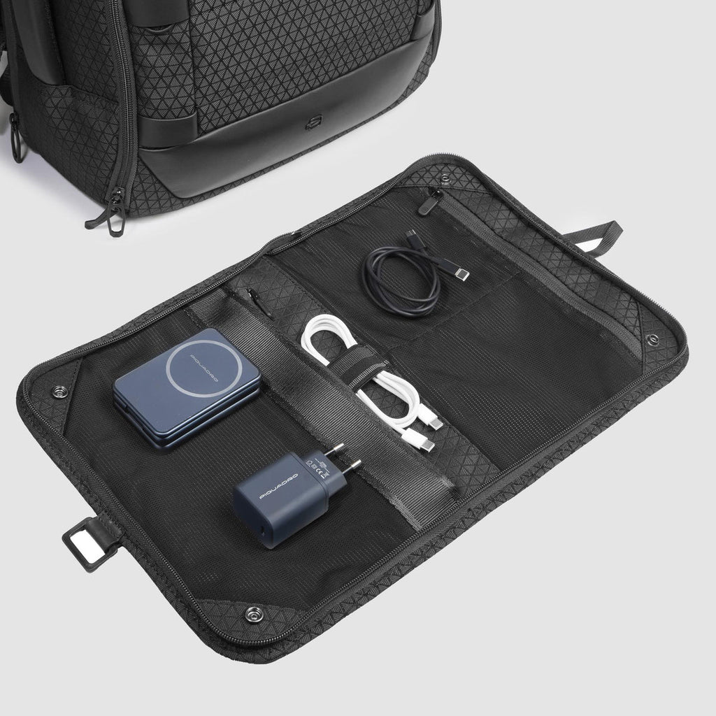 Zaino da viaggio modulare porta pc 17.3" Nero - Qshops (Piquadro)