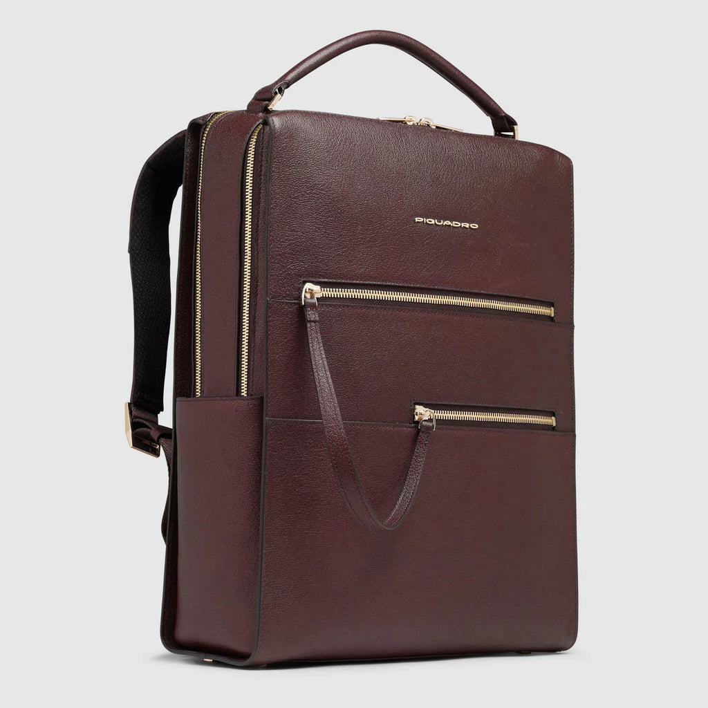 Zaino donna porta pc 15.6" Bordeaux - Qshops (Piquadro)