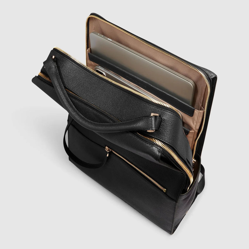 Zaino donna porta pc 15.6" Nero - Qshops (Piquadro)