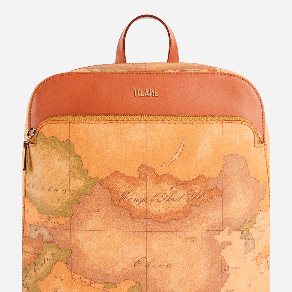 Zaino in tessuto stampa Geo Classic Naturale - Qshops (Alviero Martini 1A Classe)