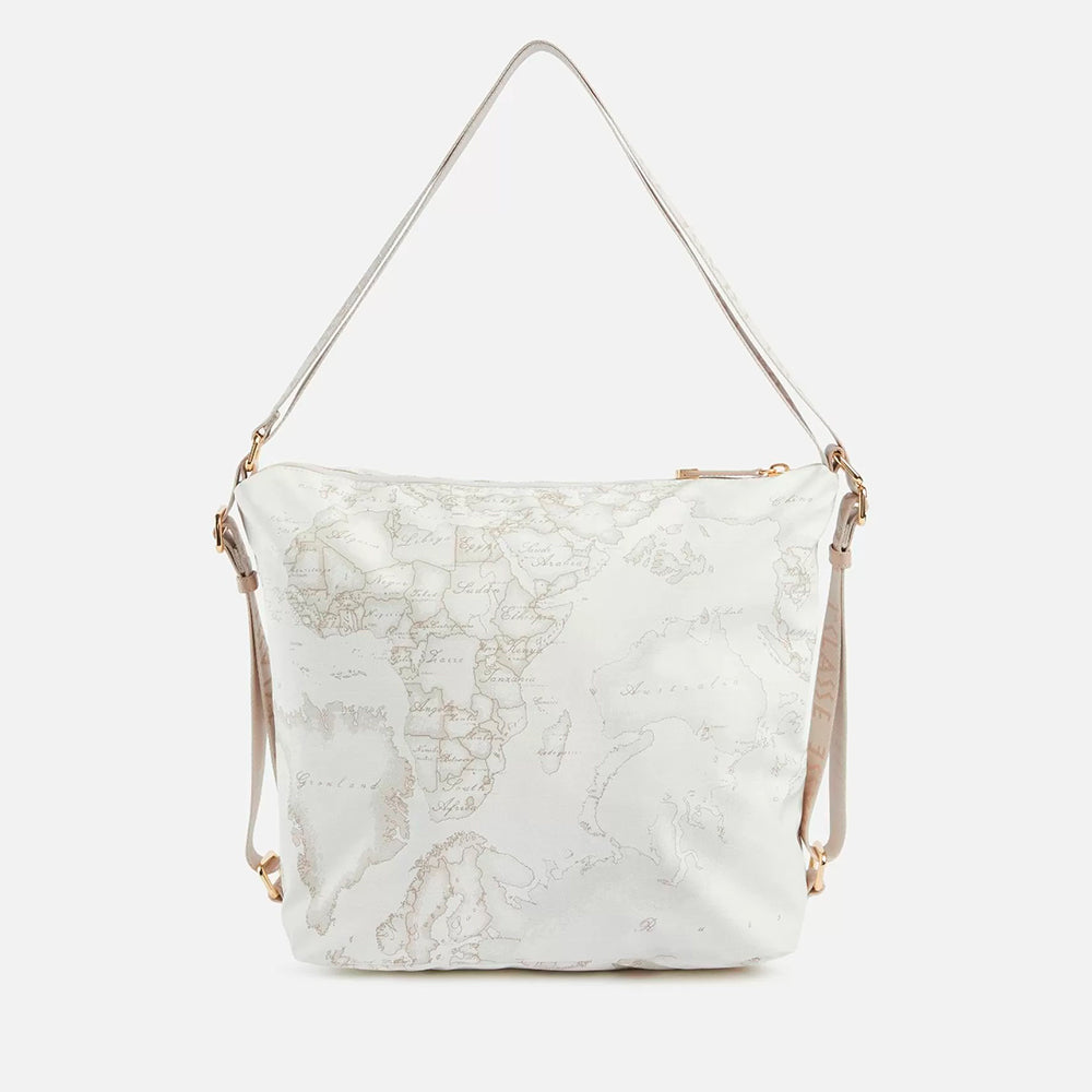 Geo Soft White borsa hobo doppia portabilità - Qshops (Alviero Martini 1A Classe)