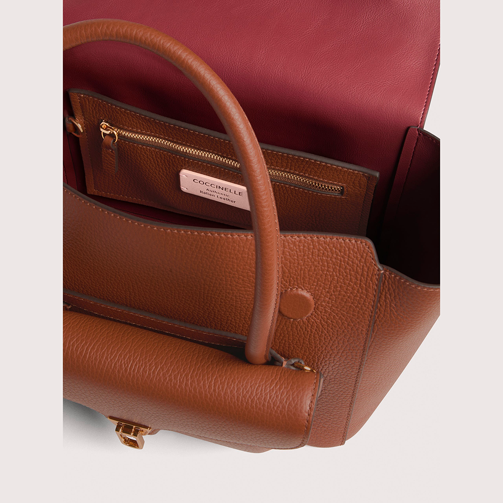 Coccinelle Double Beat medium Cognac - Qshops (Coccinelle)