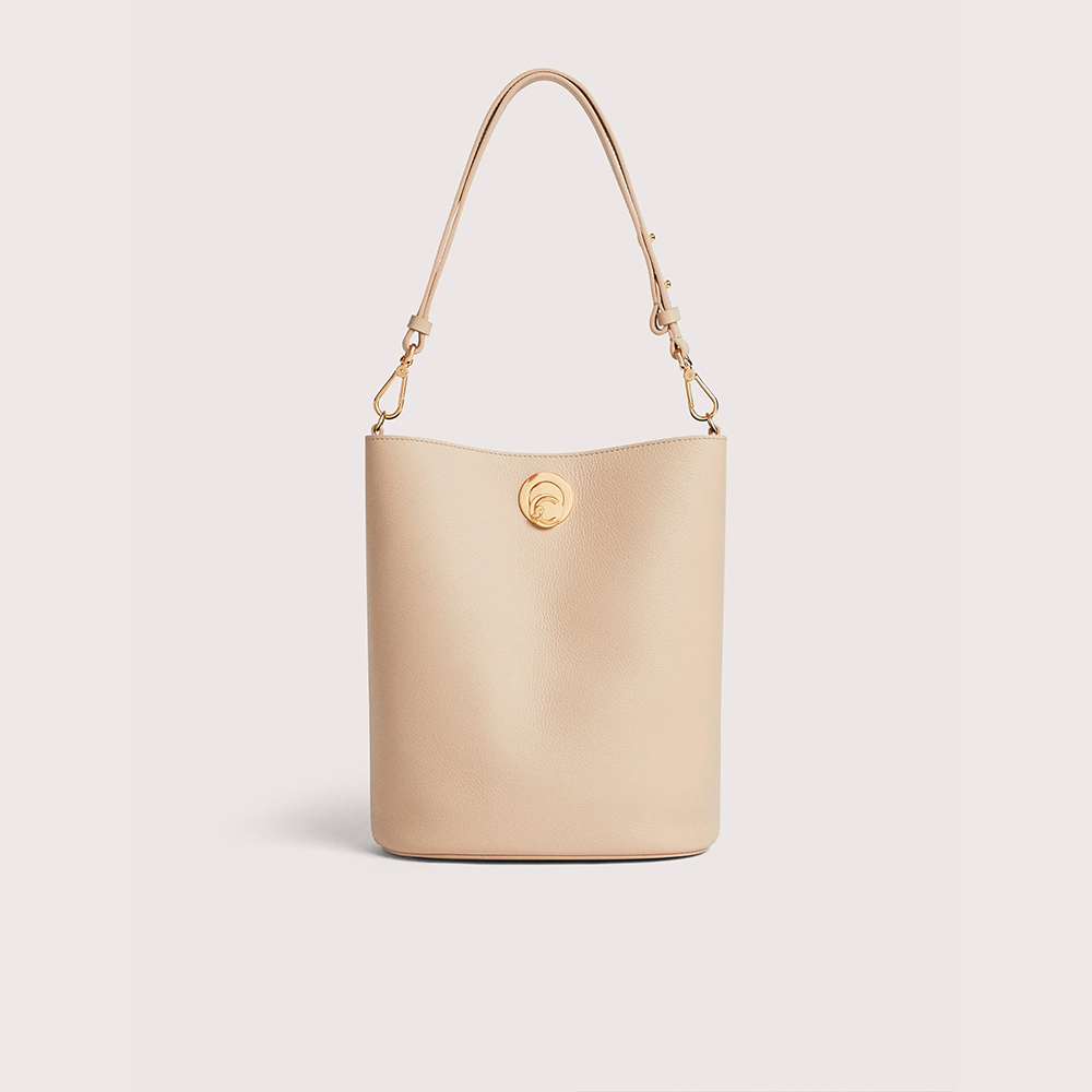 Borsa Shopper Firmata Signare In Arazzo Primavera Agnello, Beige, Tracolla E Mano - Foto 2