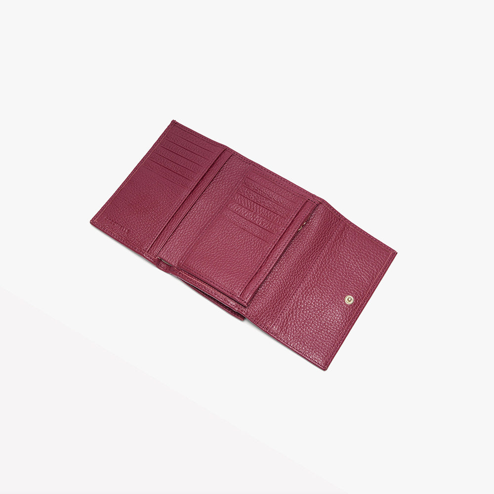 Portafoglio Metallic Soft Garnet Red - Qshops (Coccinelle)