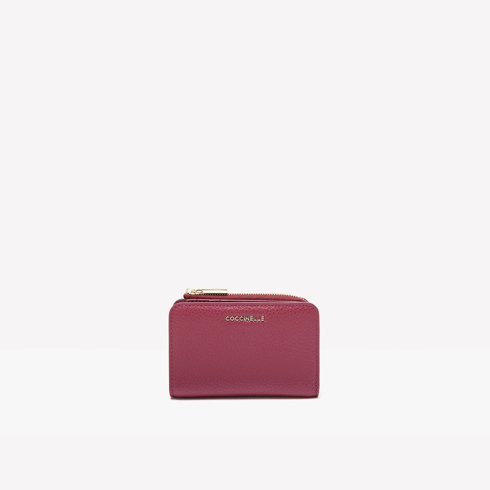 Portafoglio Metallic Soft Garnet Red - Qshops (Coccinelle)