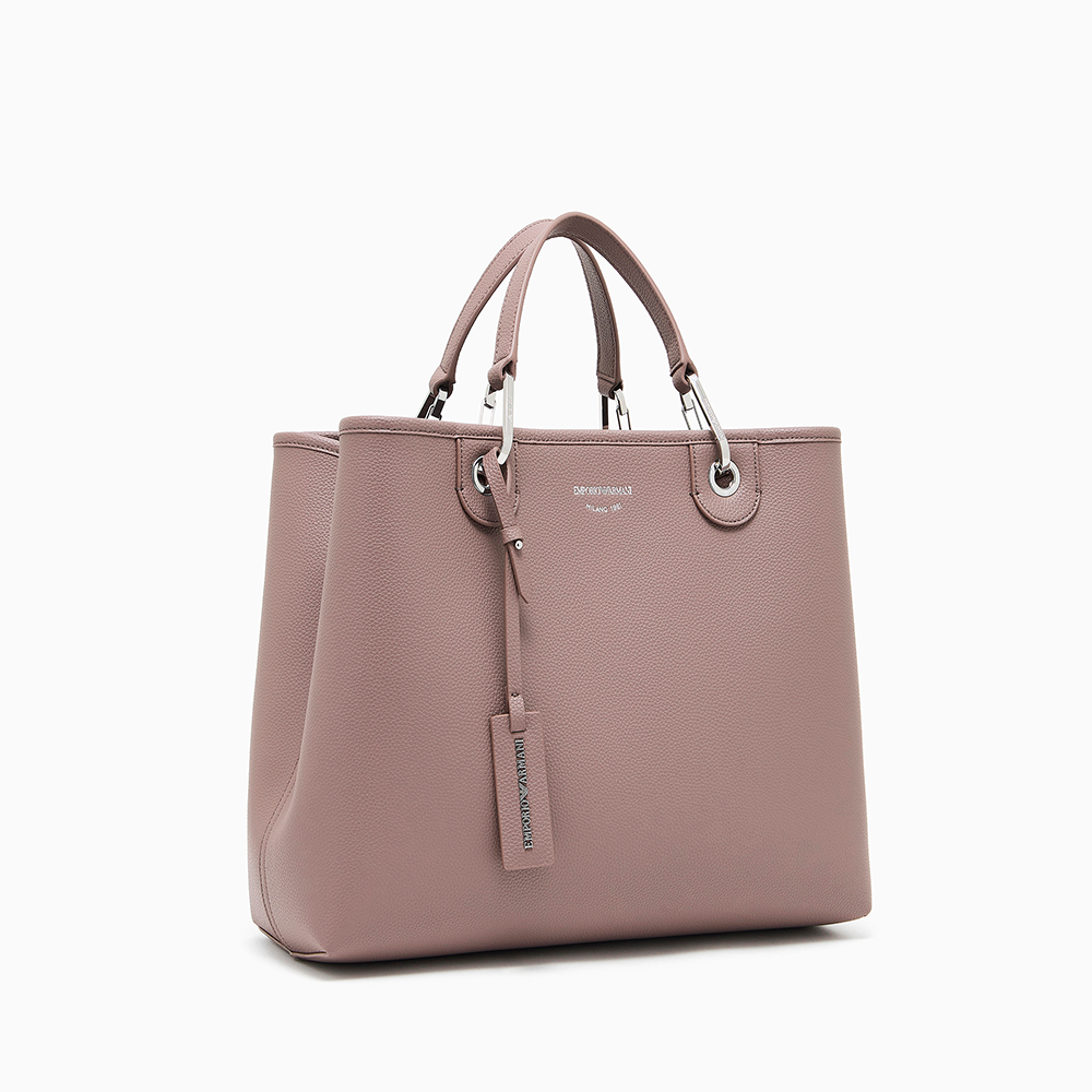 Shopper media MyEA stampa cervo Cammello - Qshops (Emporio Armani)