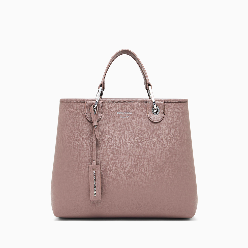 Shopper media MyEA stampa cervo Cammello - Qshops (Emporio Armani)