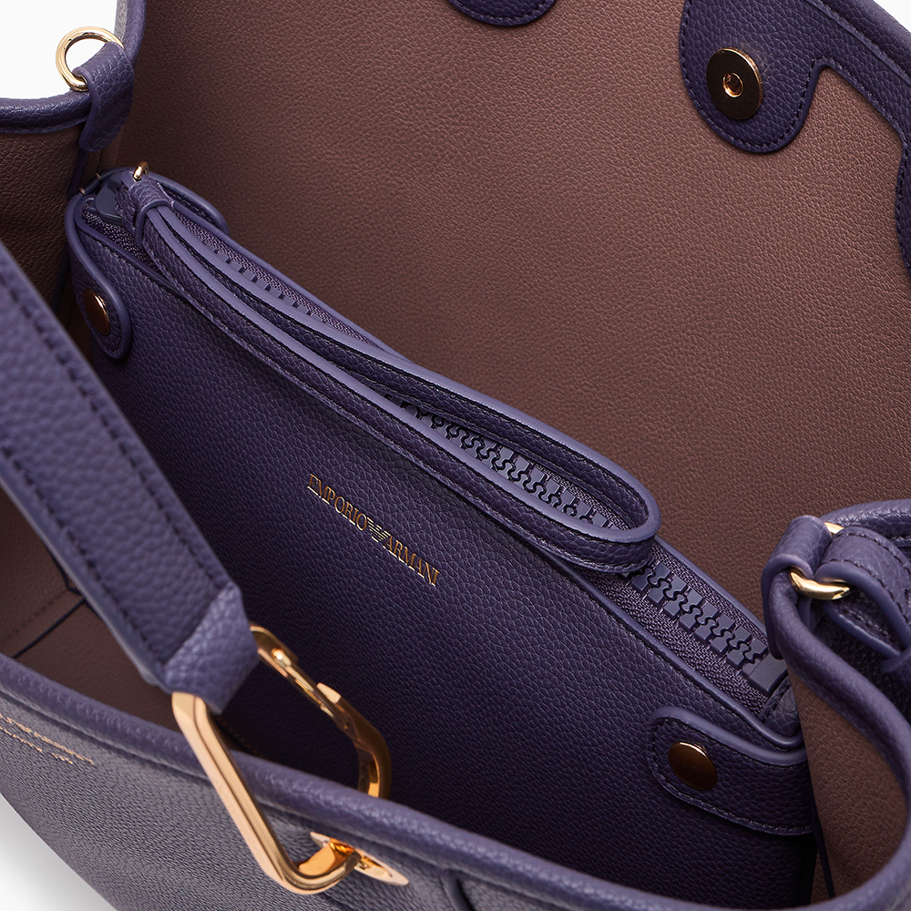 Shopper media MyEA stampa cervo Blu - Qshops (Emporio Armani)