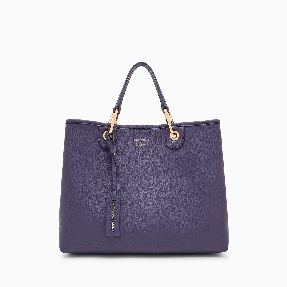 Shopper media MyEA stampa cervo Blu - Qshops (Emporio Armani)