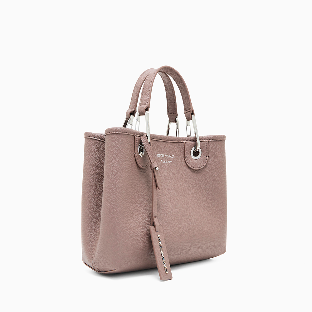 Shopper piccola MyEA stampa cervo Cammello - Qshops (Emporio Armani)