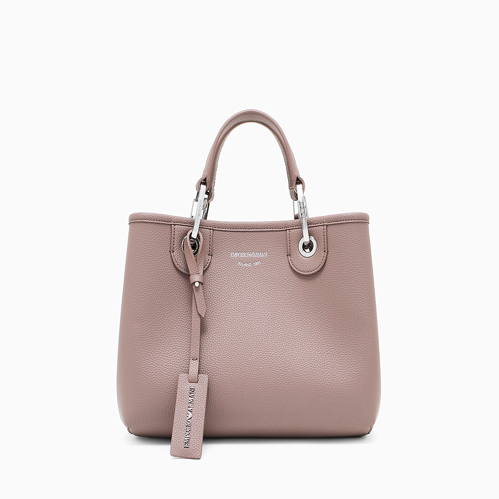 Shopper piccola MyEA stampa cervo Cammello - Qshops (Emporio Armani)