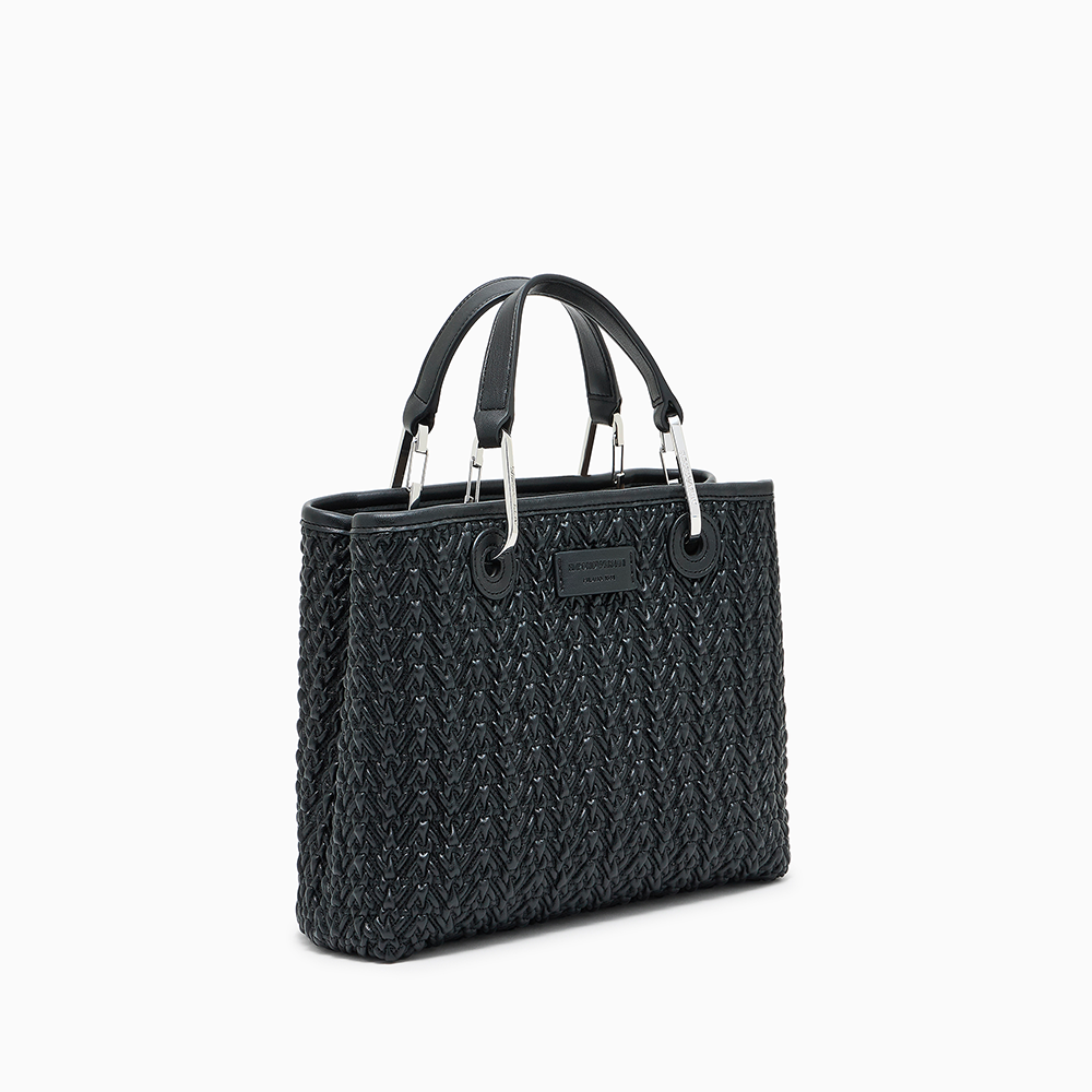 Shopper piccola MyEA effetto trapuntato Nero - Qshops (Emporio Armani)