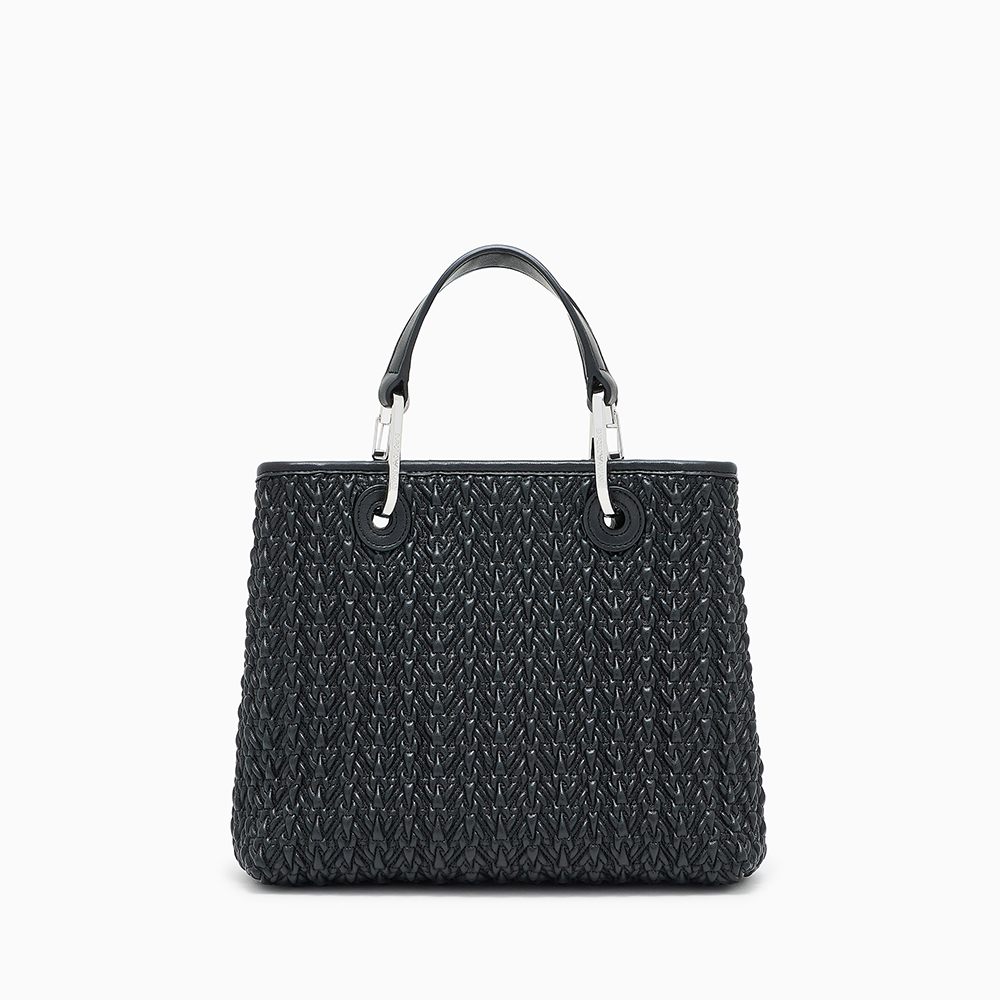 Shopper piccola MyEA effetto trapuntato Nero - Qshops (Emporio Armani)