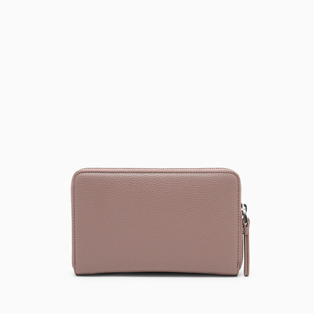 Portafoglio zip around MyEA stampa cervo Beige - Qshops (Emporio Armani)