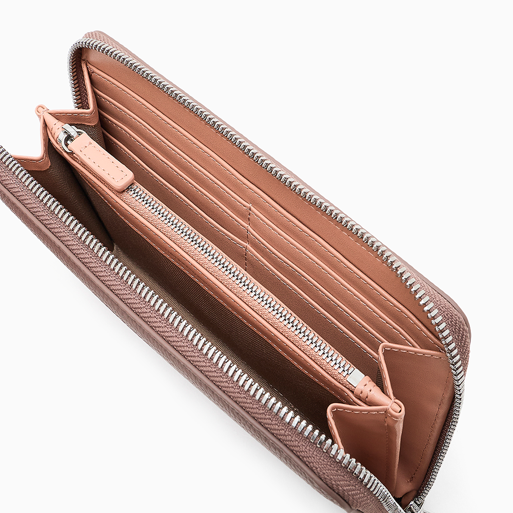 Portafoglio zip around MyEA stampa cervo Beige - Qshops (Emporio Armani)