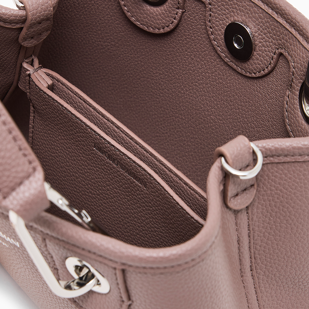 Mini bag MyEA stampa cervo Cammello - Qshops (Emporio Armani)