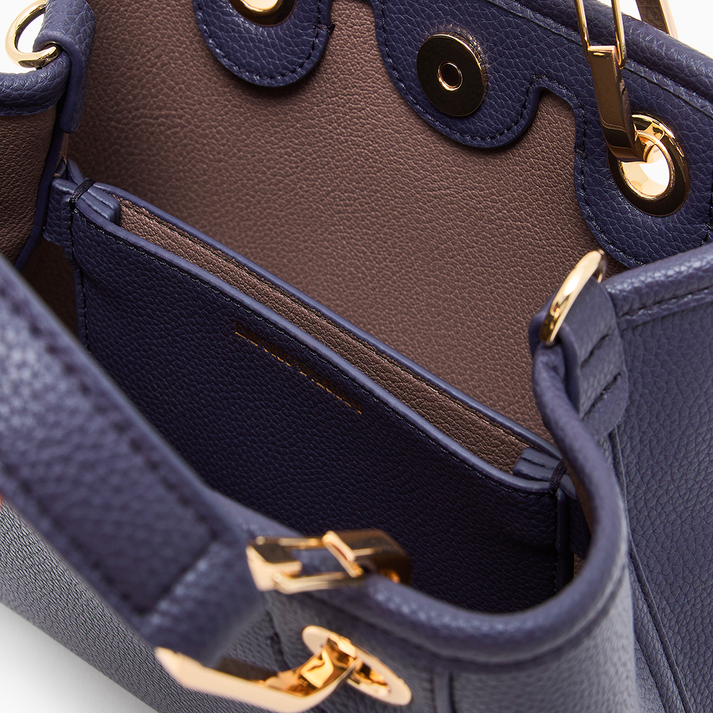 Mini bag MyEA stampa cervo Blu - Qshops (Emporio Armani)