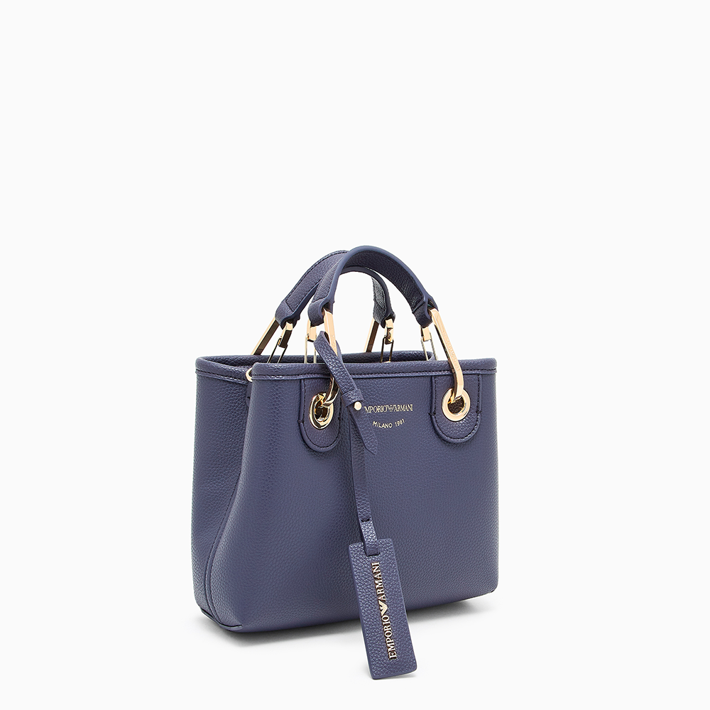 Mini bag MyEA stampa cervo Blu - Qshops (Emporio Armani)