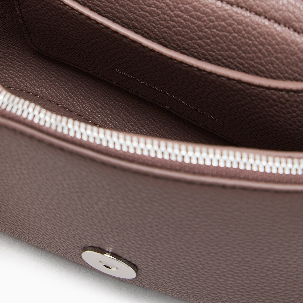 Mini bag stampa cervo Cammello - Qshops (Emporio Armani)