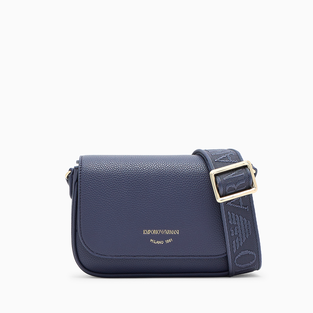 Mini bag stampa cervo Blu - Qshops (Emporio Armani)
