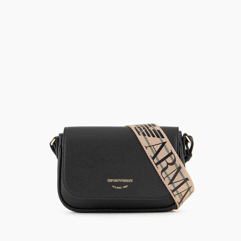 Mini bag stampa cervo Nero - Qshops (Emporio Armani)