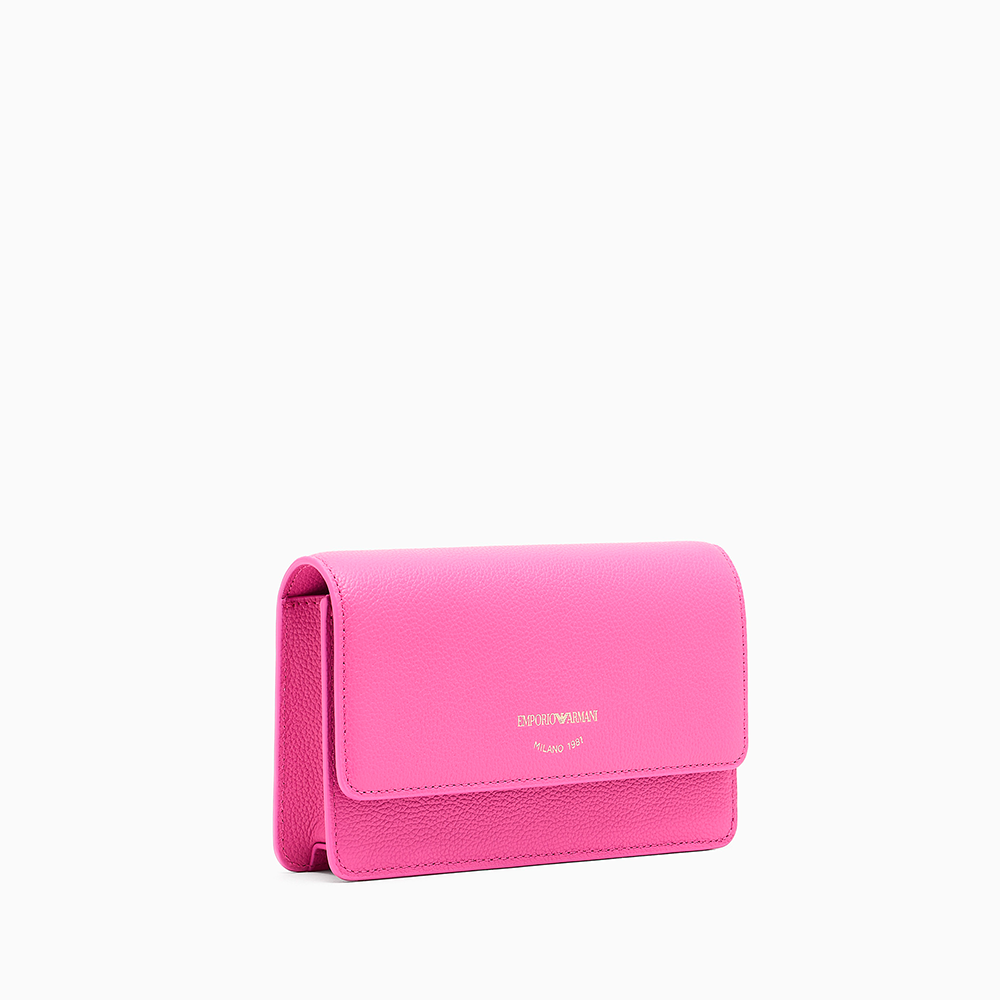 Mini bag in pelle bottalata Rosa - Qshops (Emporio Armani)