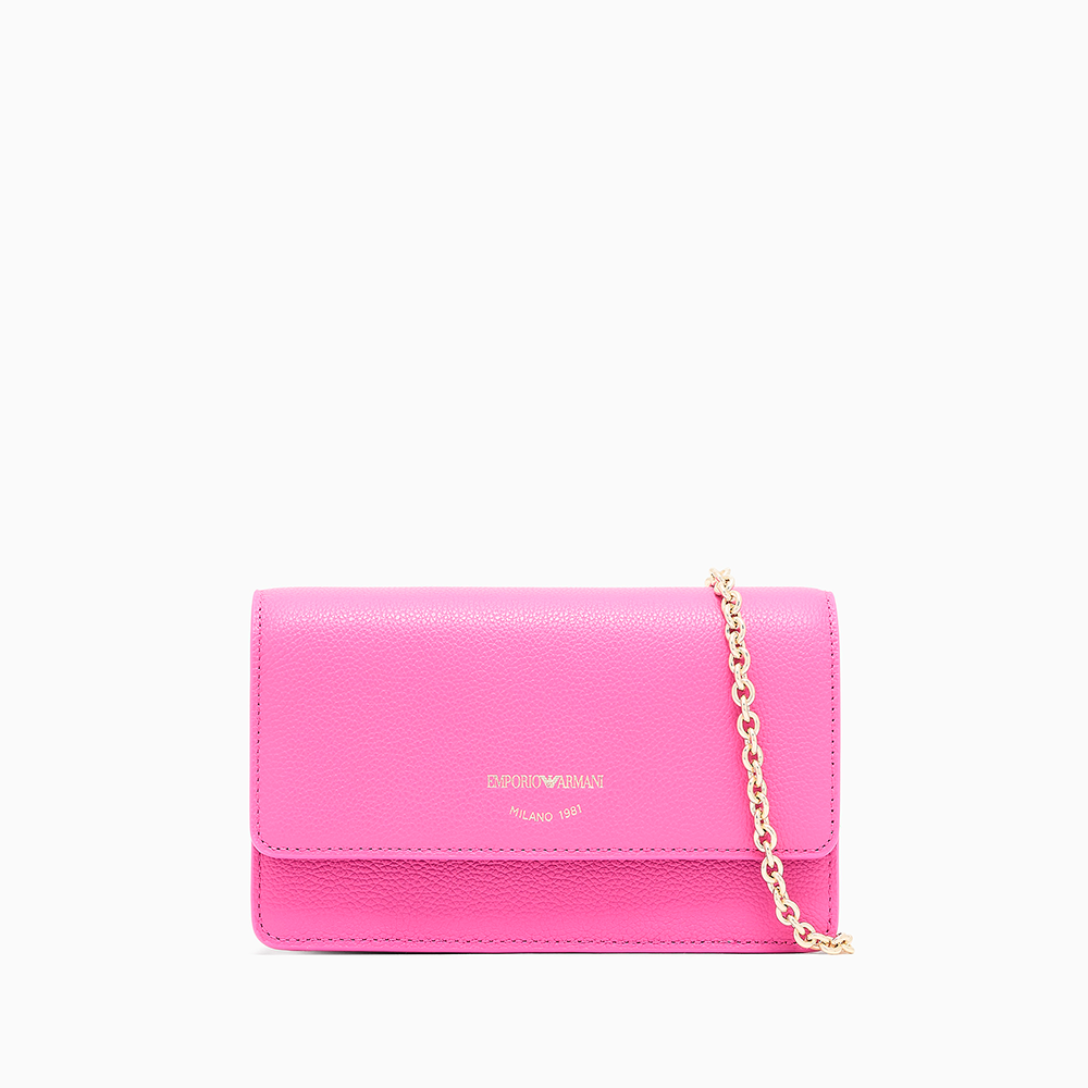 Mini bag in pelle bottalata Rosa - Qshops (Emporio Armani)