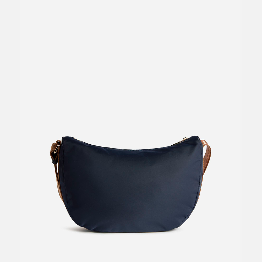 Stormy Nylon tracolla a mezzaluna grande Blu Notte - Qshops (Alviero Martini 1A Classe)