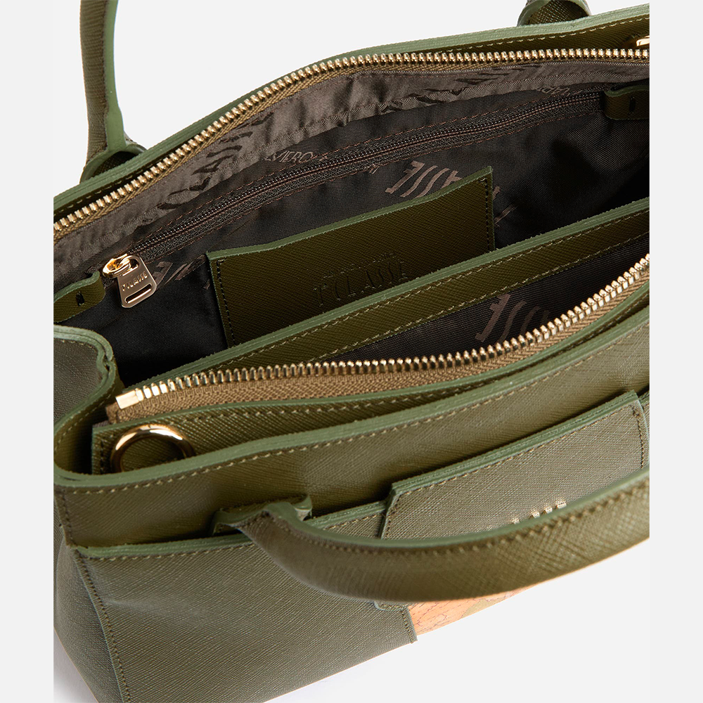 Windy City borsa a mano piccola Verde Muschio - Qshops (Alviero Martini 1A Classe)