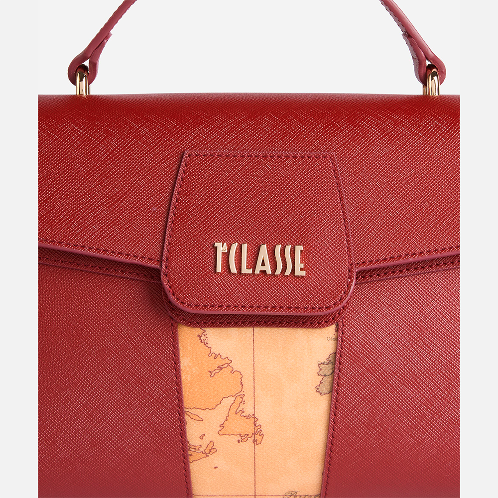 Windy City borsa a mano con patta Rosso Acero - Qshops (Alviero Martini 1A Classe)