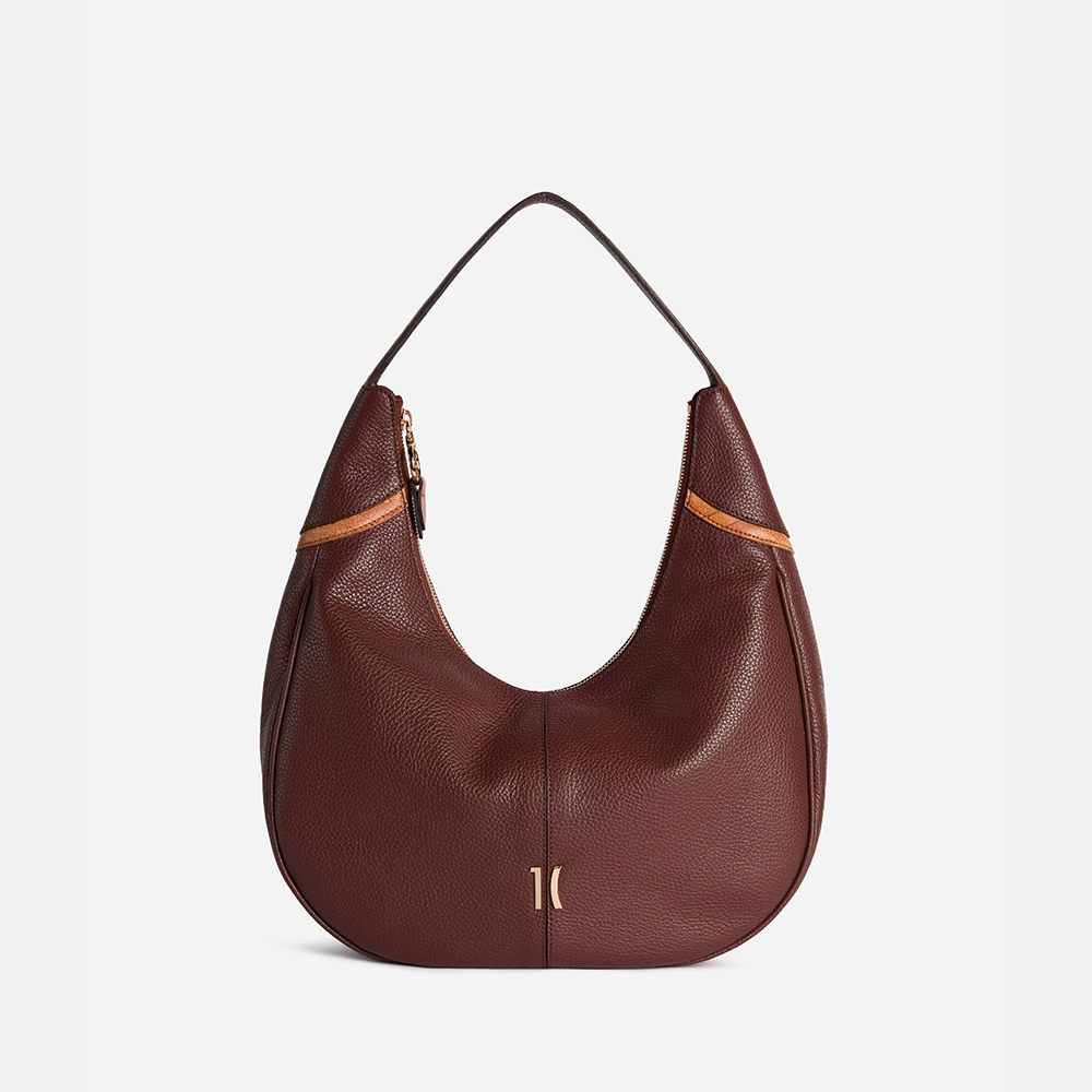 Castle Leather borsa sottospalla Mogano - Qshops (Alviero Martini 1A Classe)