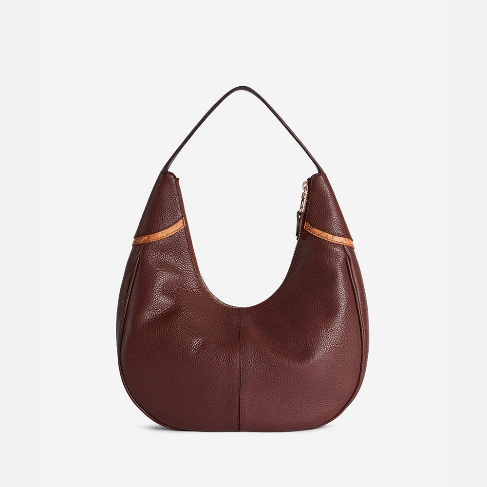 Castle Leather borsa sottospalla Mogano - Qshops (Alviero Martini 1A Classe)