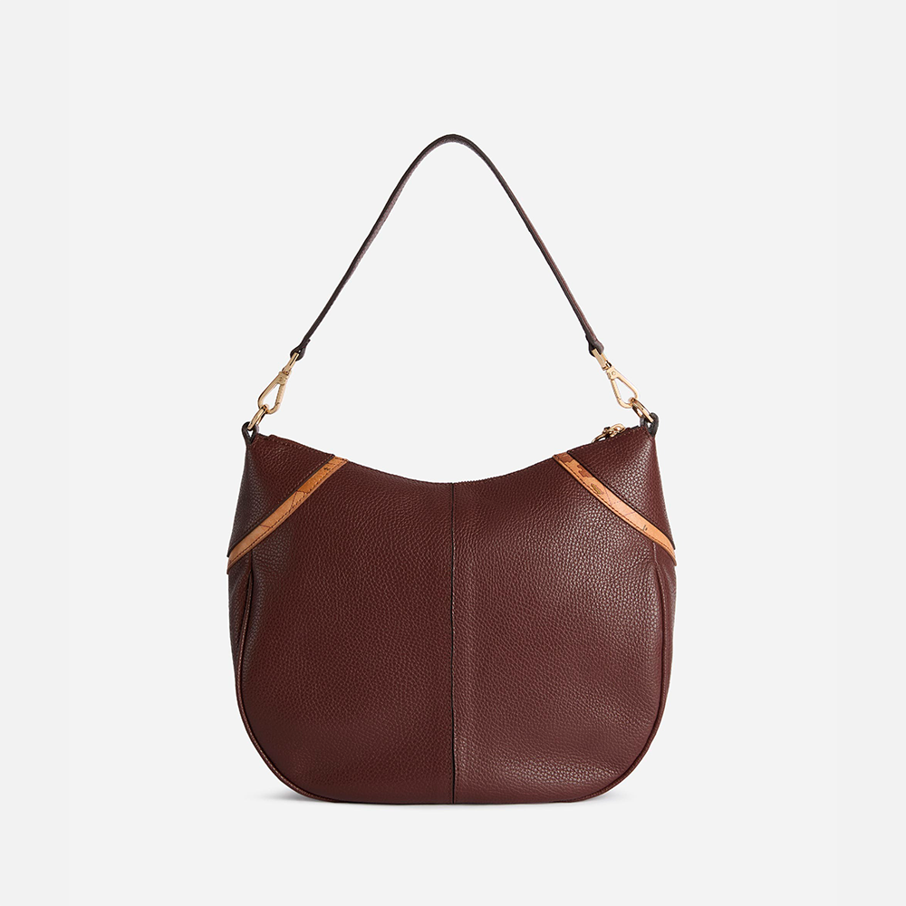 Castle Leather sottospalla doppia portabilità Mogano - Qshops (Alviero Martini 1A Classe)